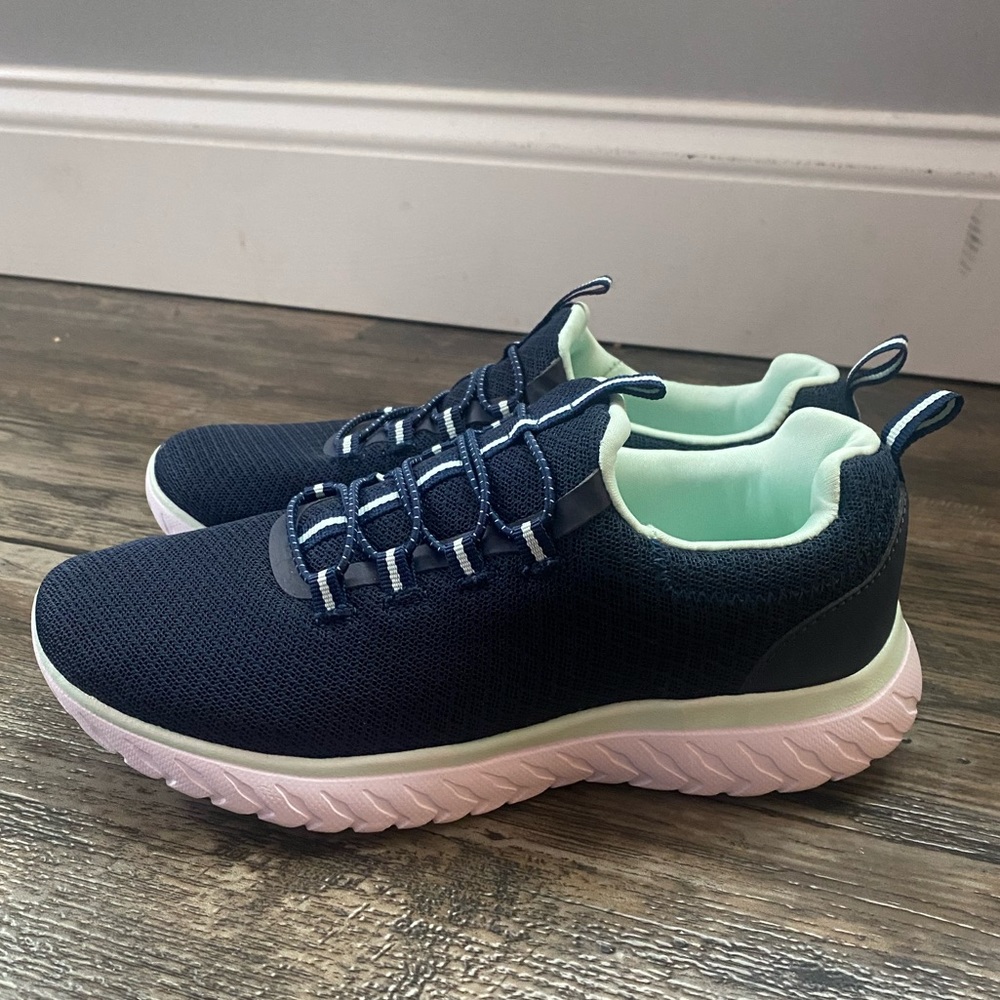 Brand New Without Tags Blue/turquoise Slip On Sneakers